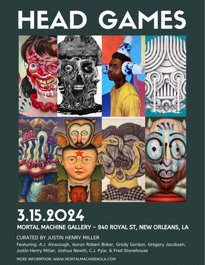 Head Games | A group exhibition curated by Justin Henry Miller