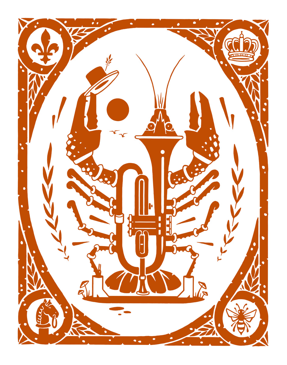 Jeremy Fish | MUD BUG (Screen Print) – Mortal Machine Gallery