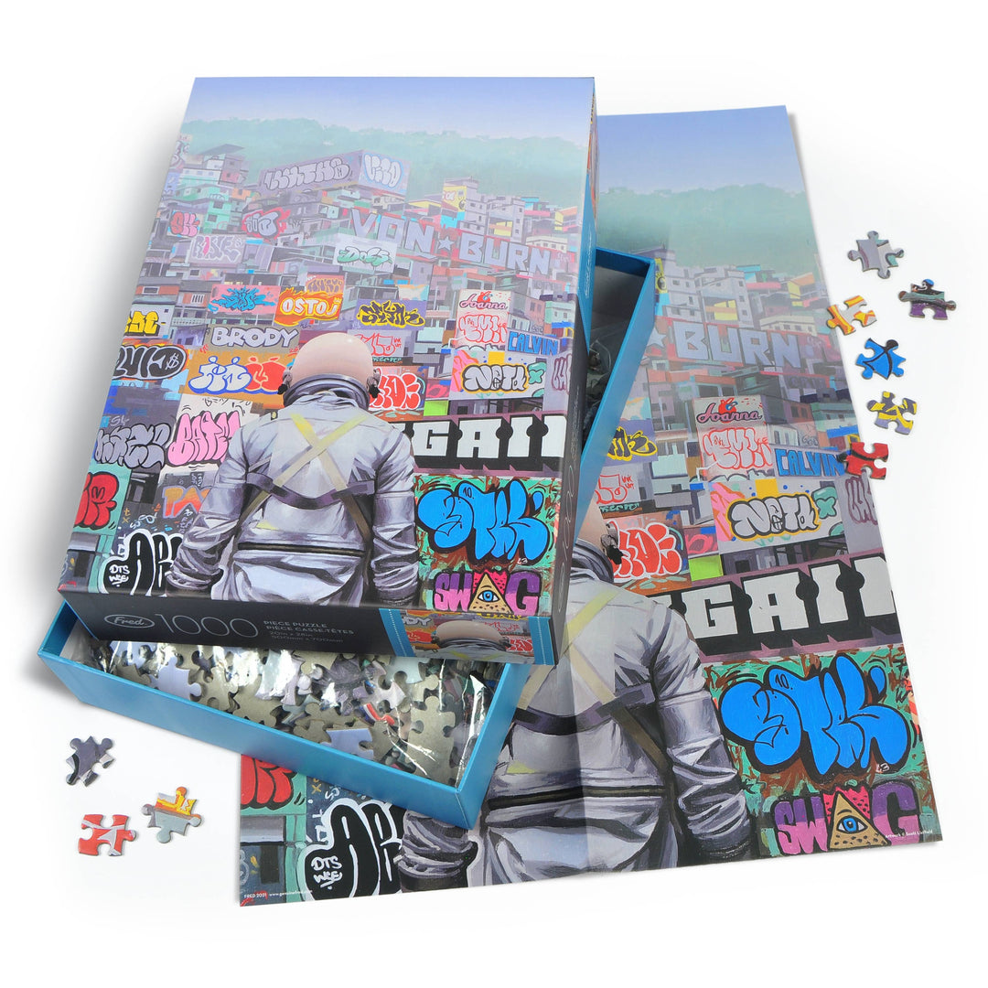 Puzzle 1000 PC - Scott Listfield- Graffiti City – Mortal Machine