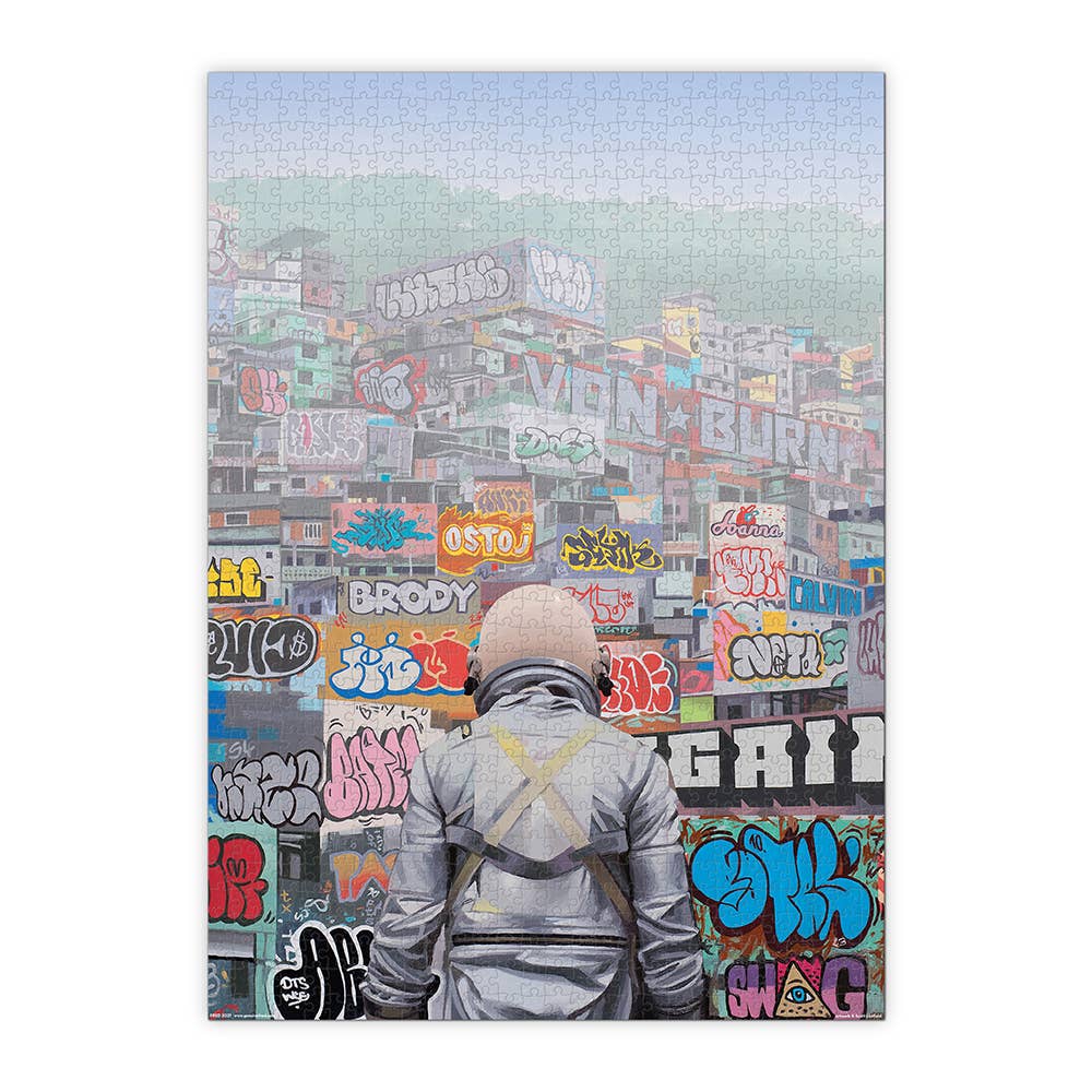 Puzzle 1000 PC - Scott Listfield- Graffiti City – Mortal Machine