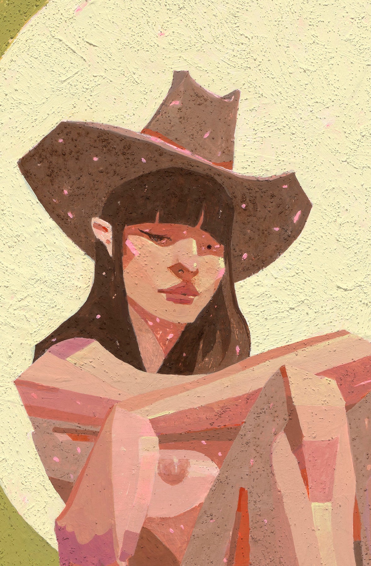Ruby Roth Life Drawings Ruby Roth | Sad Cowgirl (Colorblock) – Mortal Machine Gallery